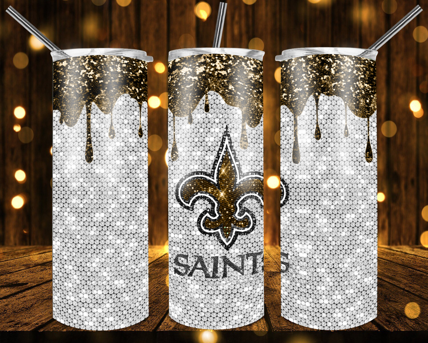 Chargers Football Glitter 20 oz Tumblers # 13