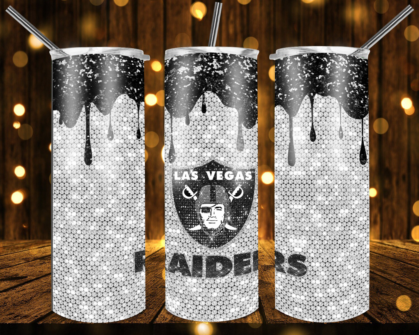 Chargers Football Glitter 20 oz Tumblers # 13