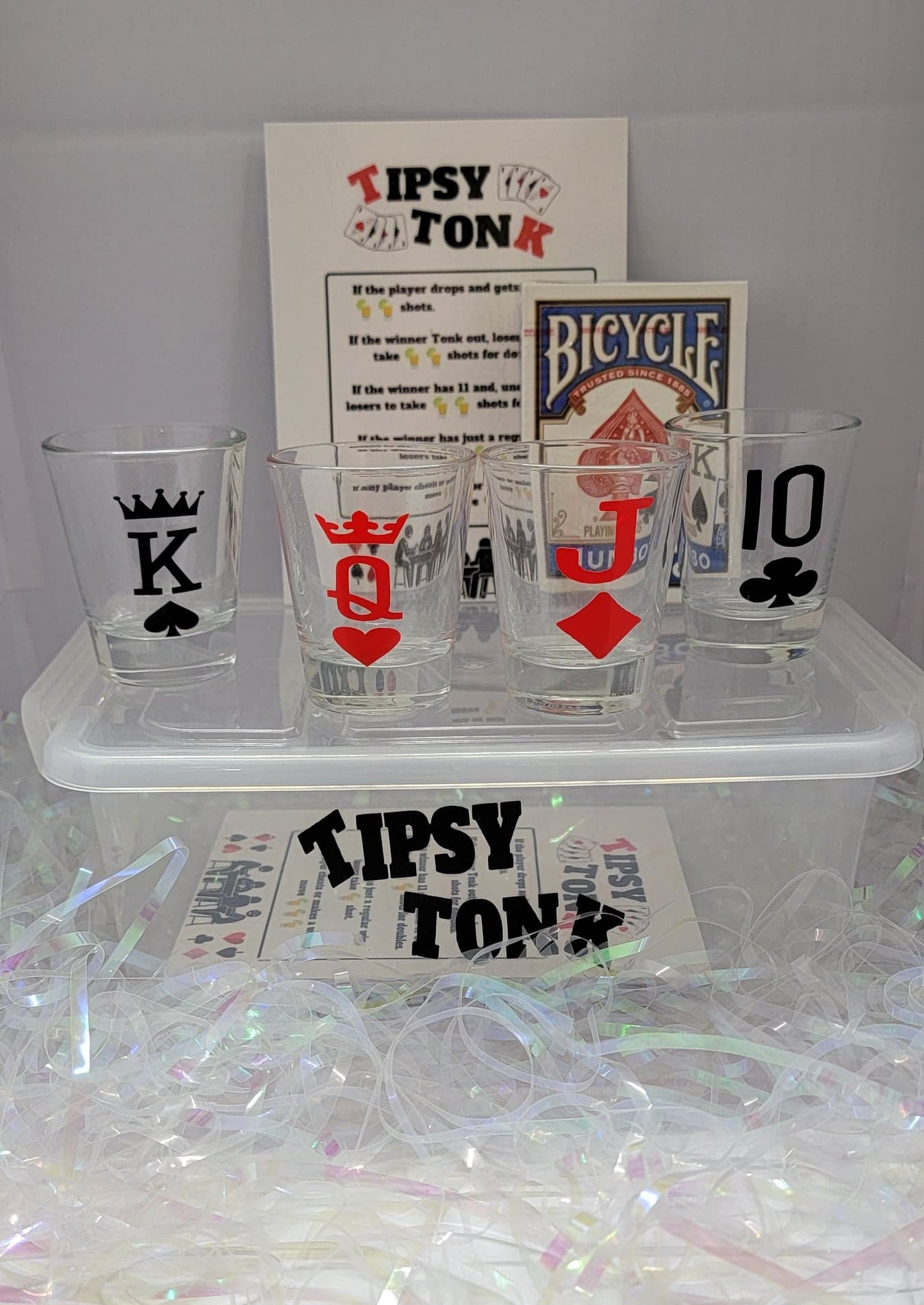 Tipsy Tonk Adult Drinking Game Set ADD SOME FUN TO ANY ADULT DRINKING PARTY, GAME NIGHT, Adult Gathering.