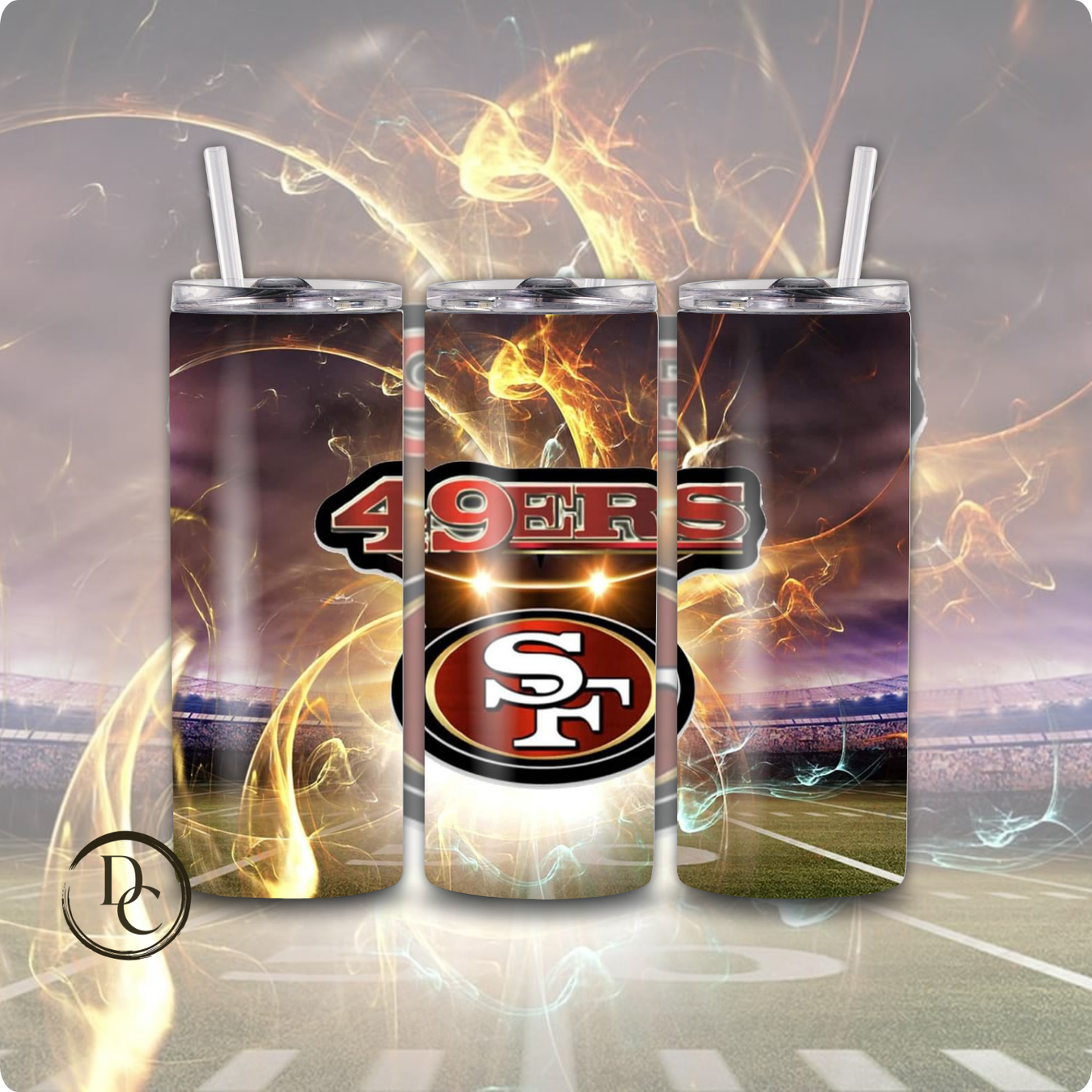 49 ers Football 20 oz Tumblers