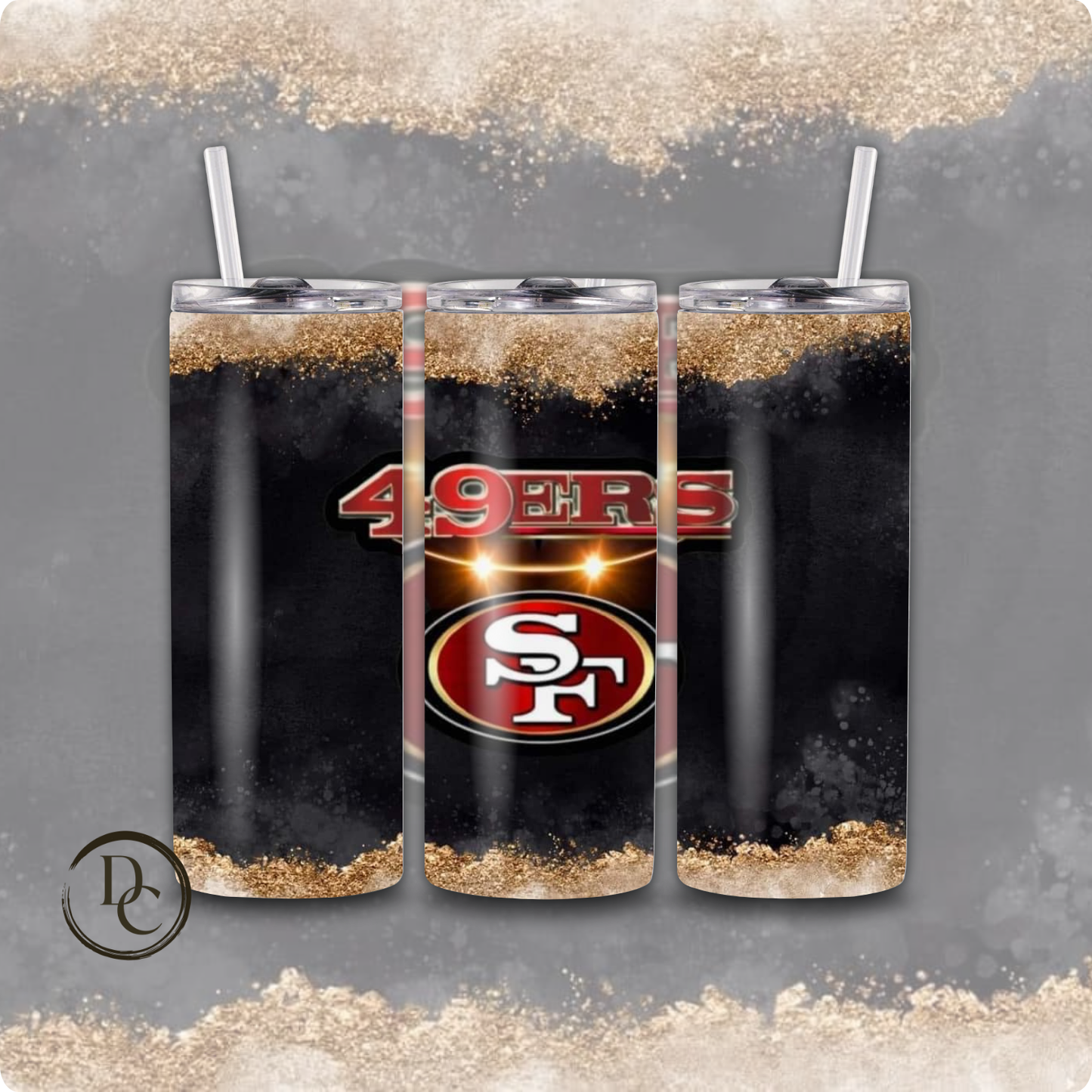 49 ers Football 20 oz Tumblers