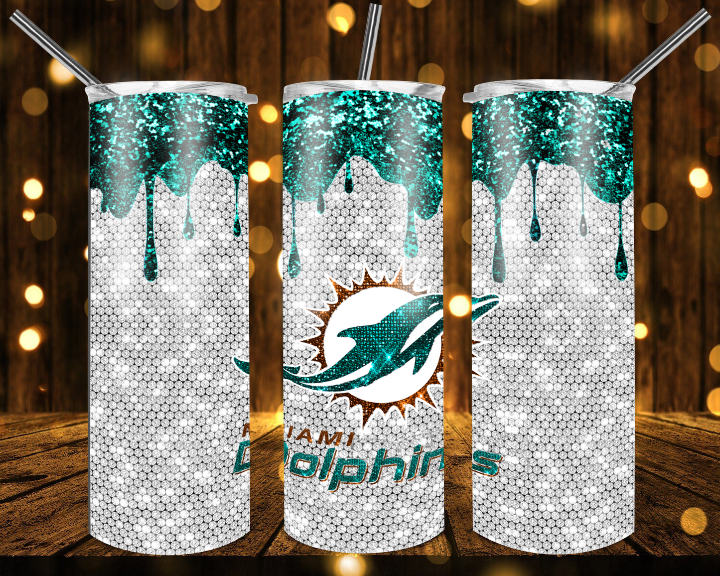 Chargers Football Glitter 20 oz Tumblers # 13