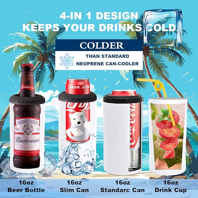 Bluey Cartoon Skinny Sublimation Tumblers 18