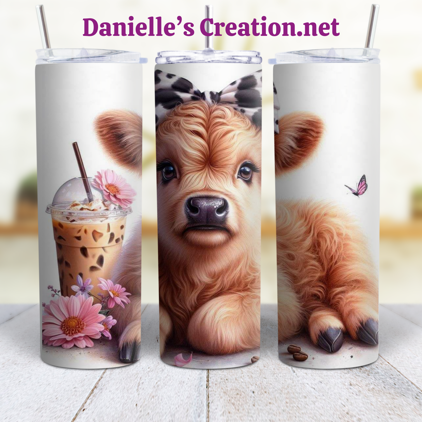 Anxiety HIGHLAND COW 20 oz Tumblers