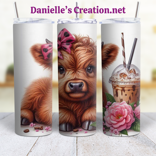 Anxiety HIGHLAND COW 20 oz Tumblers