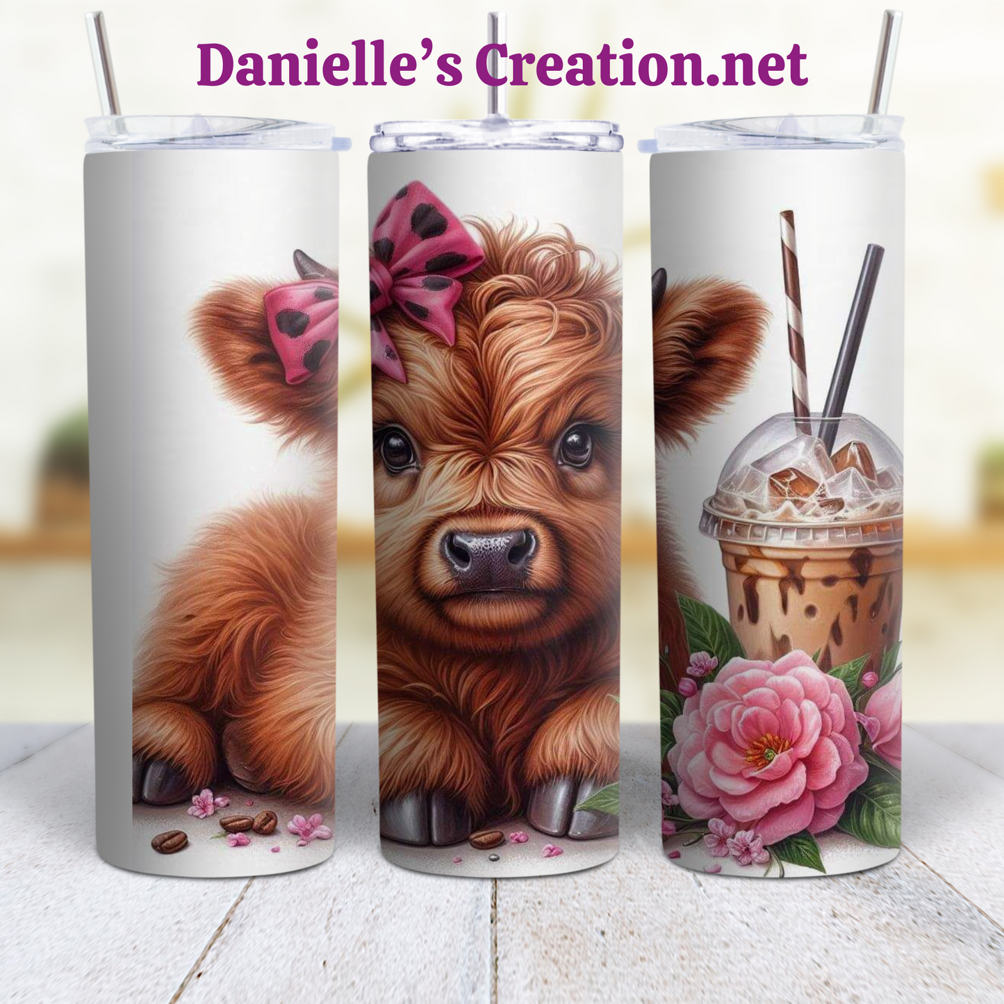 Anxiety HIGHLAND COW 20 oz Tumblers