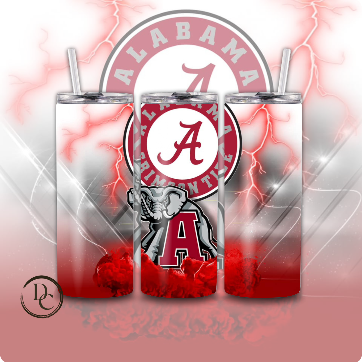 Alabama Football 20 oz Tumblers # 14