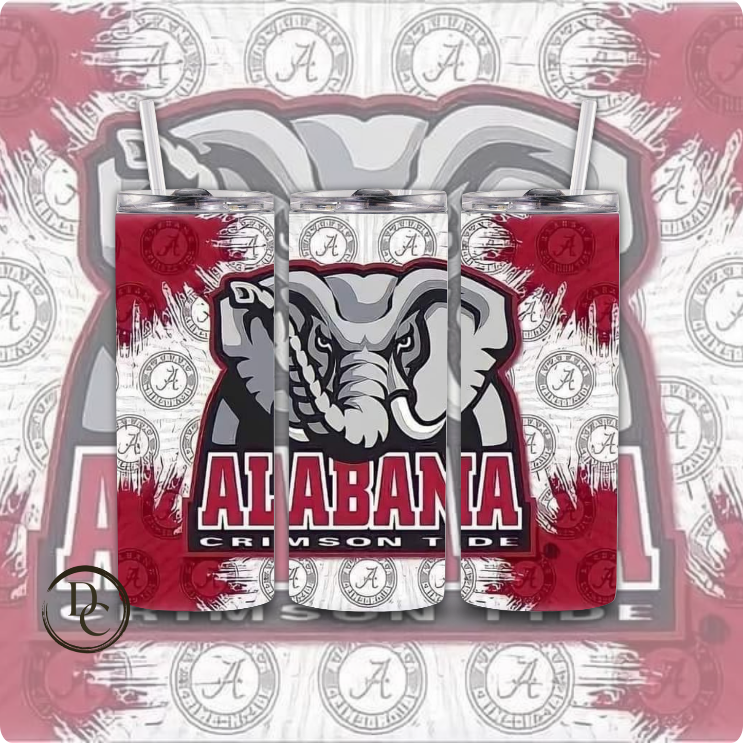 Alabama Football 20 oz Tumblers # 14