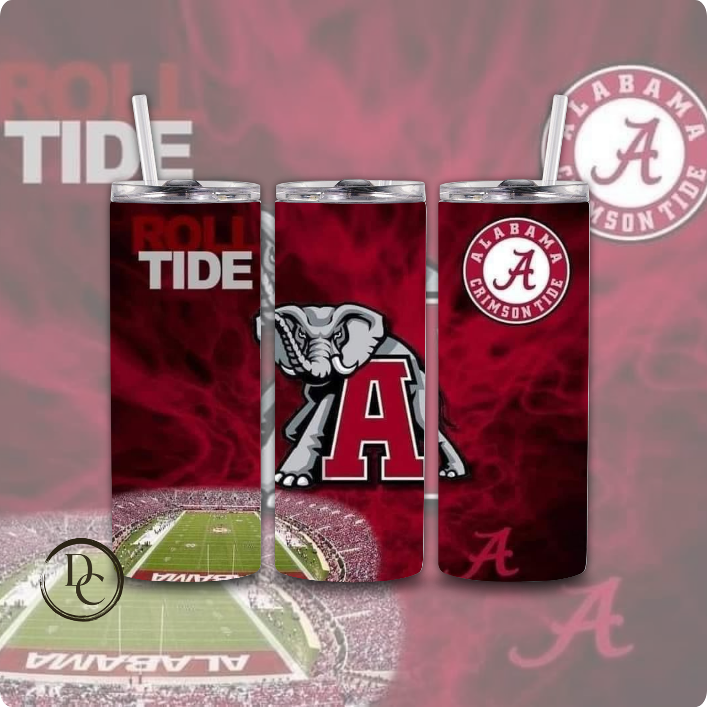 Alabama Football 20 oz Tumblers # 14