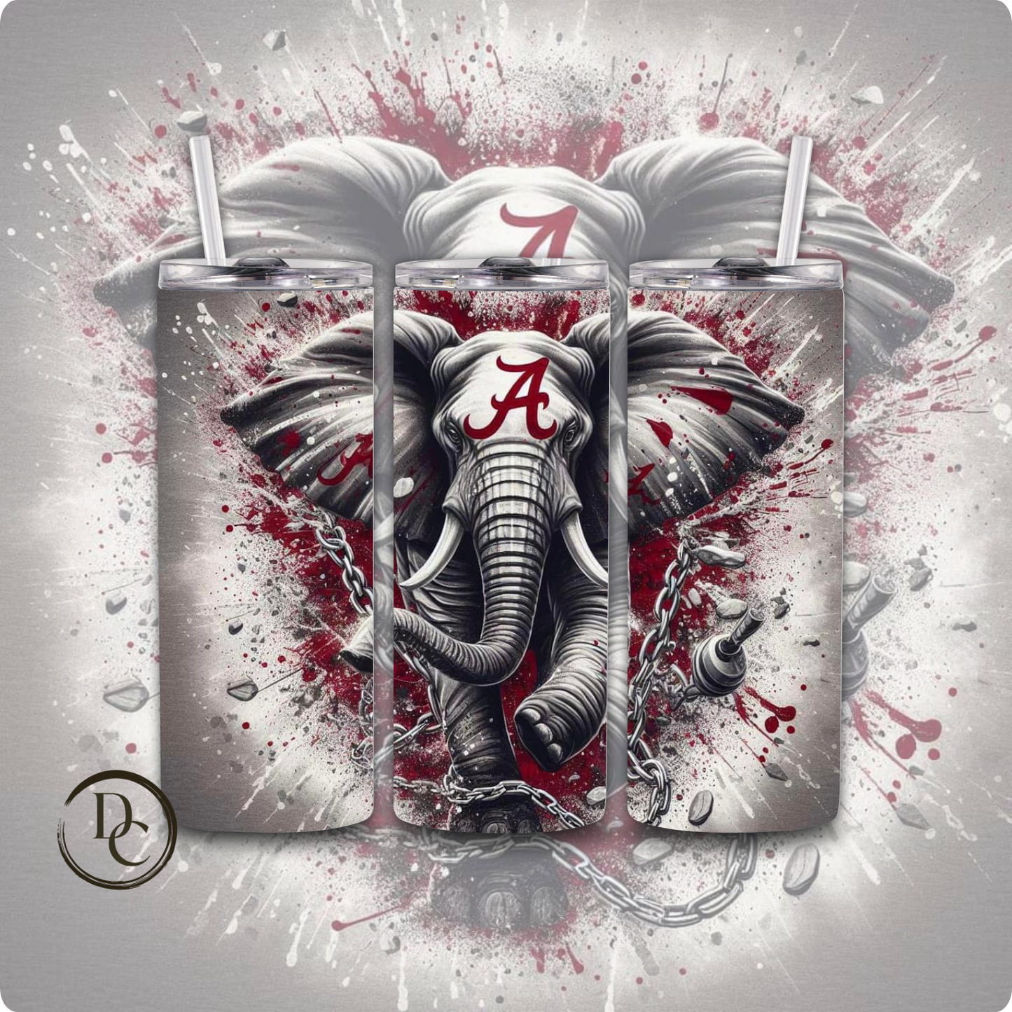 Alabama Football 20 oz Tumblers # 14