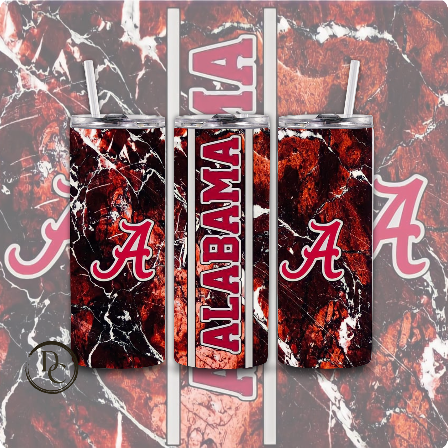 Alabama Football 20 oz Tumblers # 14