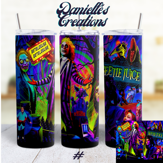 Beetlejuice 20 oz Tumbler Style 1