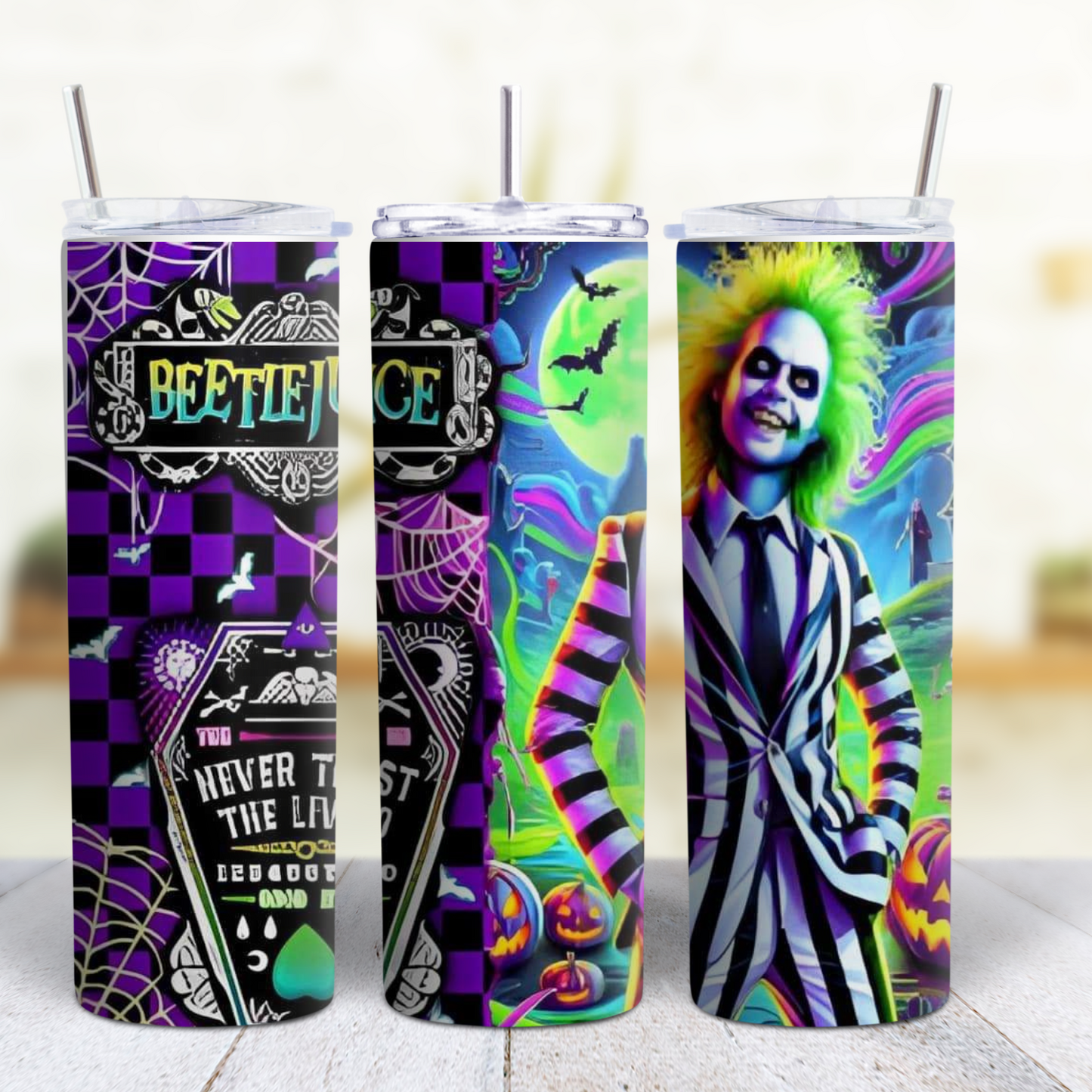 Beetlejuice 20 oz Tumbler Style 13