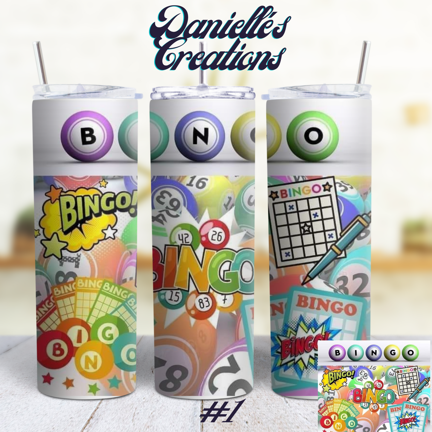 Bingo Tumblers Style 1