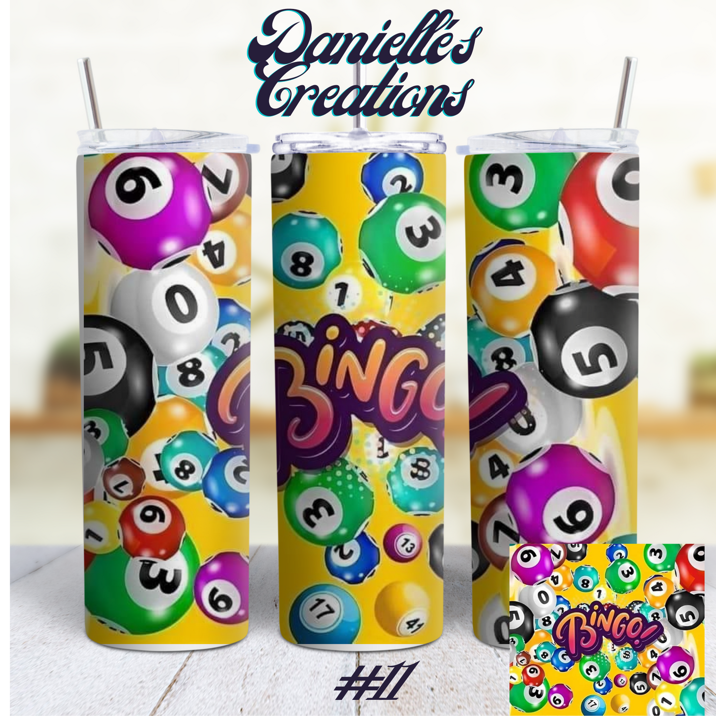 Bingo Tumblers Style 11