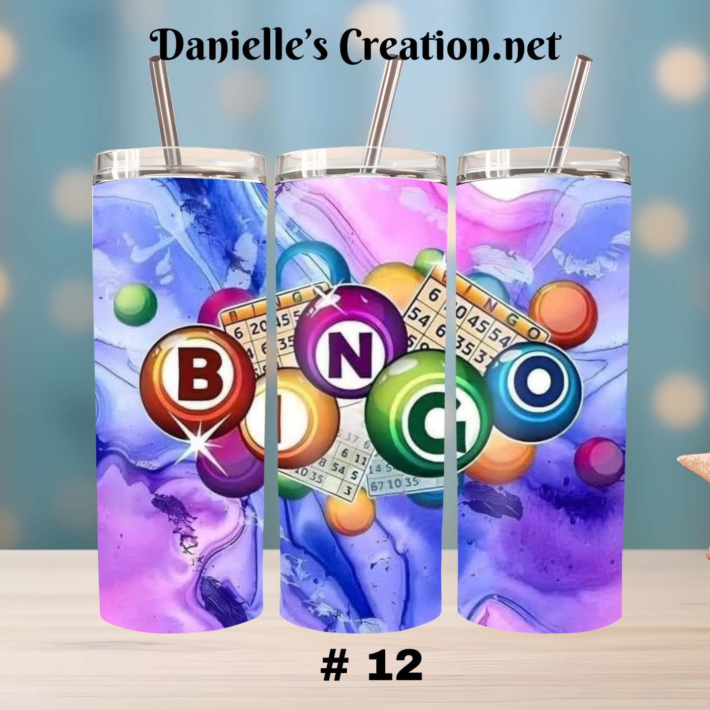 Bingo Tumblers Style 12