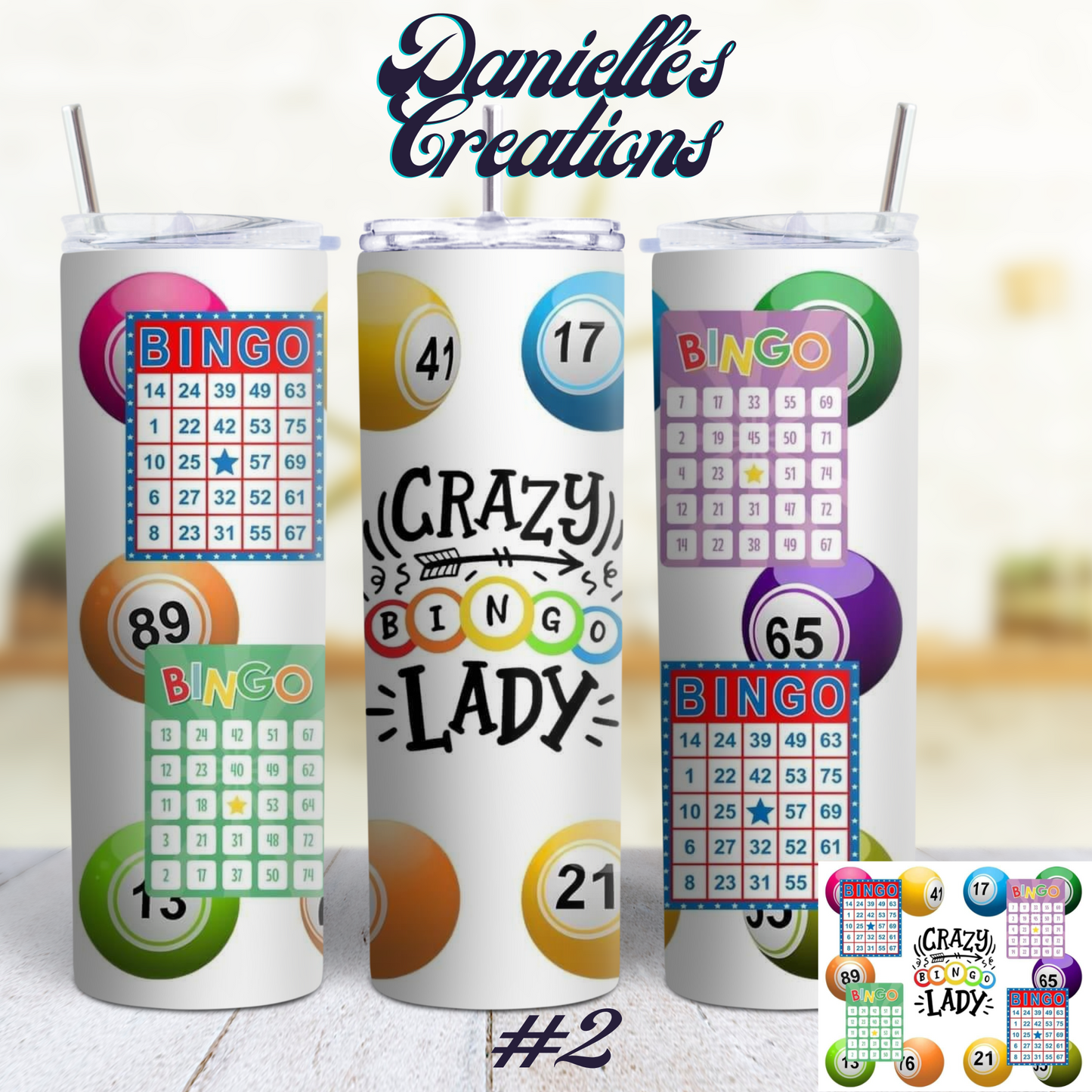 Bingo Tumblers Style 2