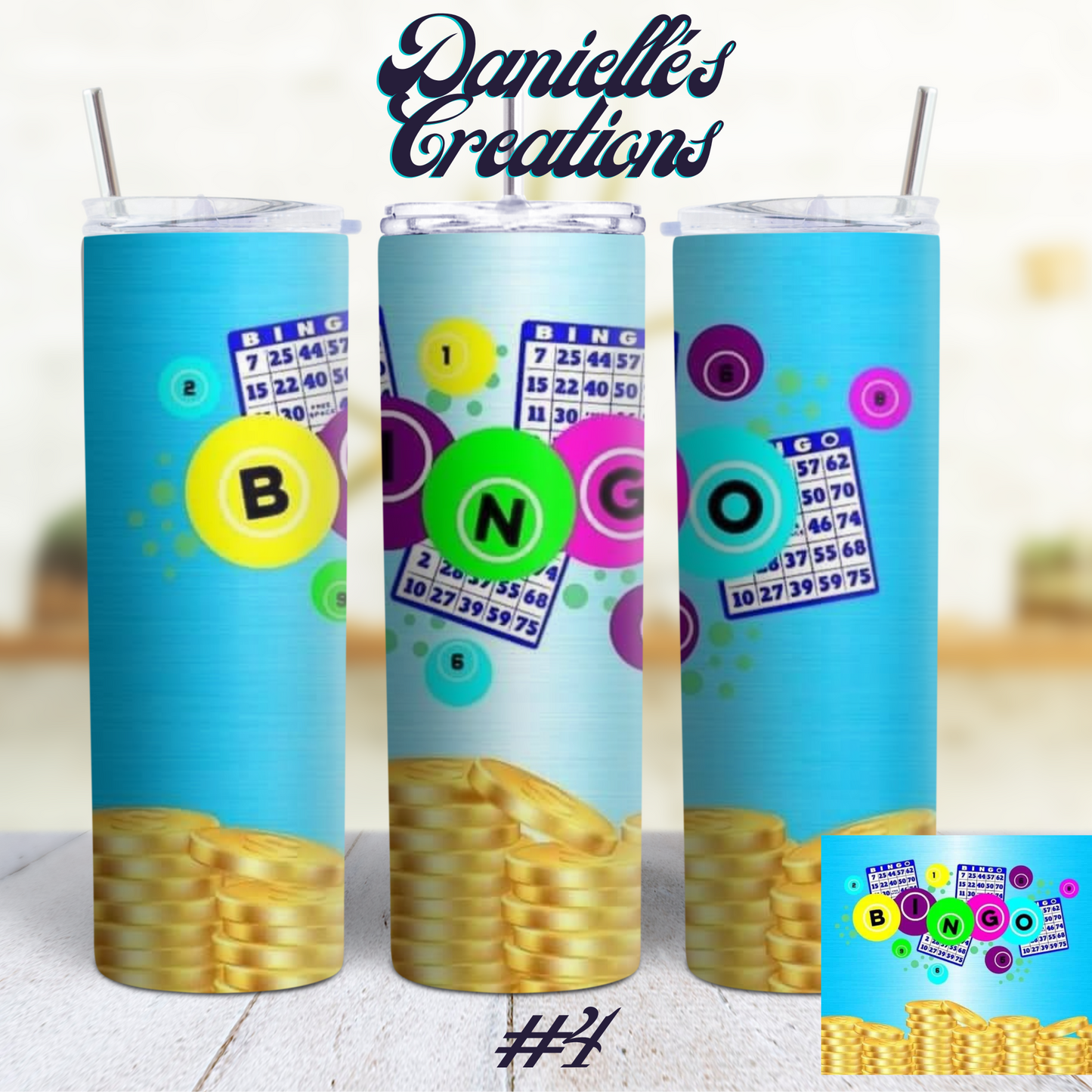 Bingo Tumblers Style 4