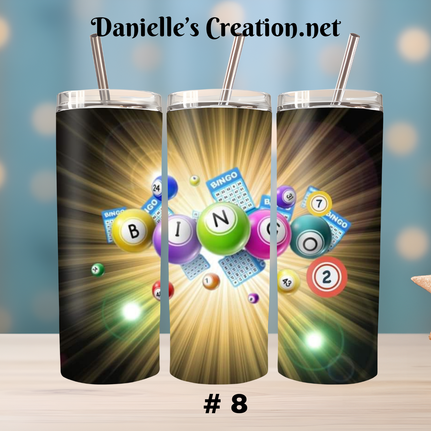 Bingo Tumblers Style 8