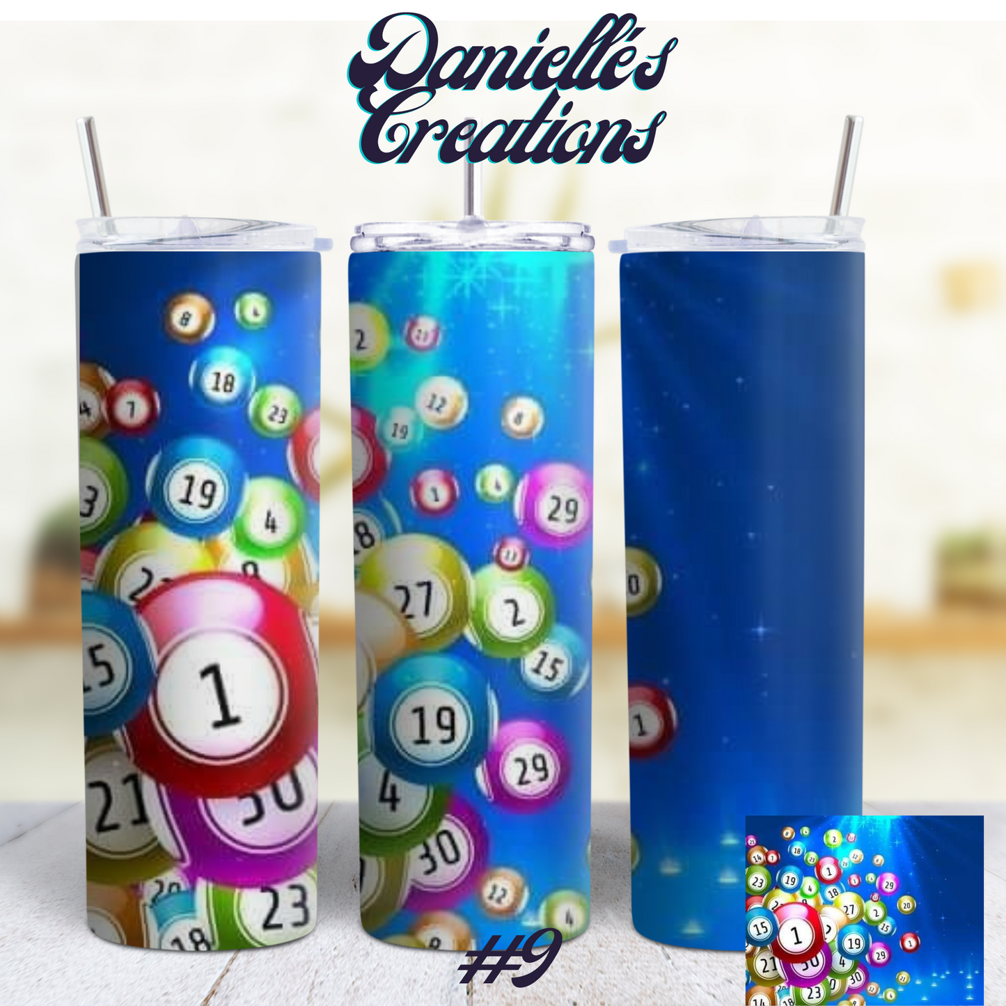 Bingo Tumblers Style 9