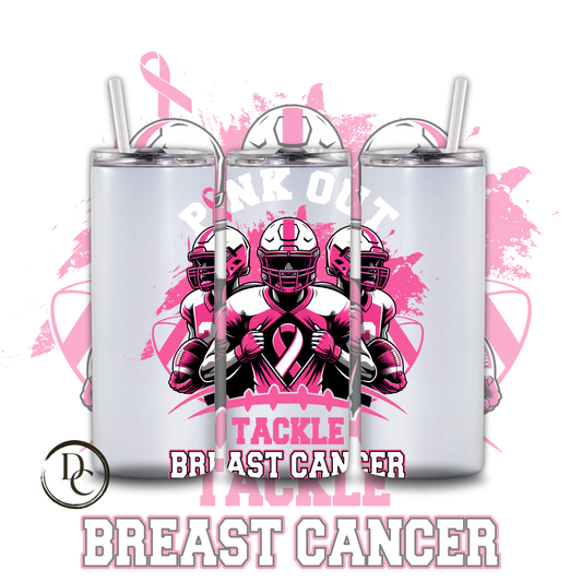 Breast Cancer 20 Oz Tumblers 16 Pink Out Tackle