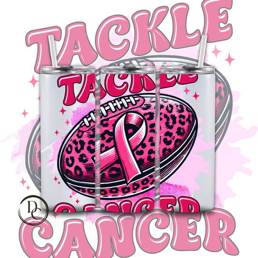 Breast Cancer 20 Oz Tumblers 7 Tackle Cancer