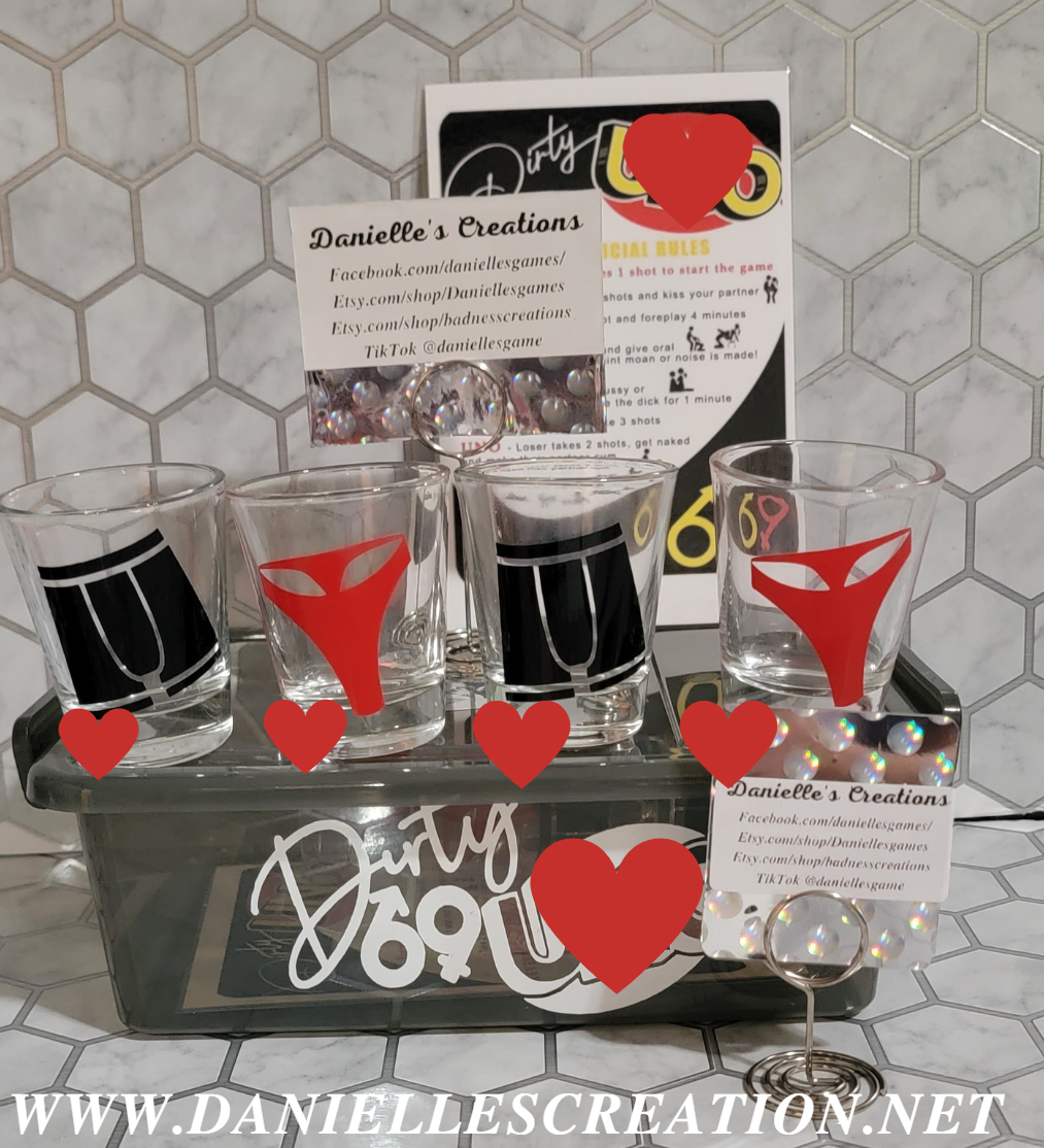 DIRTY NO! Adult Dirty Drinking Game Set, ADD SOME FUN TO ANY ADULT DRINKING PARTY, GAME NIGHT, Adult Gathering.