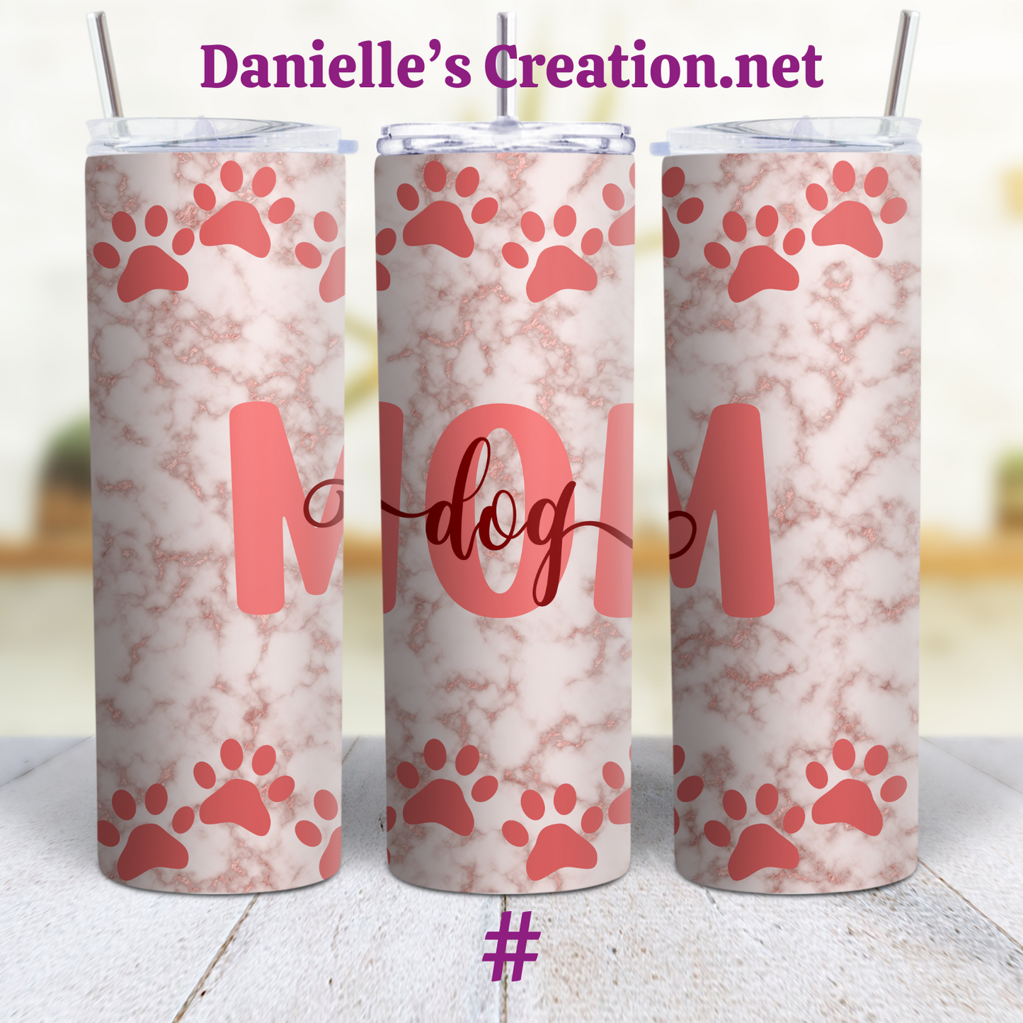 Life Is better With Dog 20 oz Tumblers