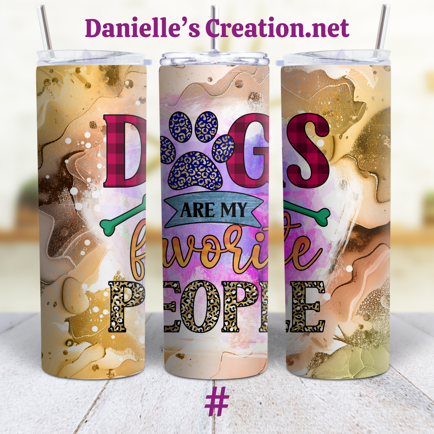 Life Is better With Dog 20 oz Tumblers