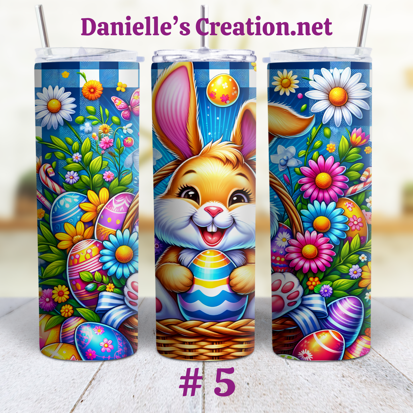 Easter Bunny Tumblers Happy Easter