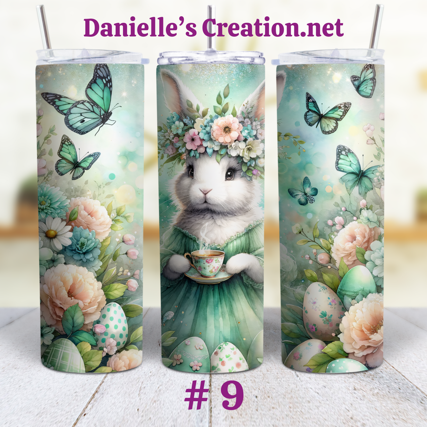 Easter Bunny Tumblers Happy Easter # 6