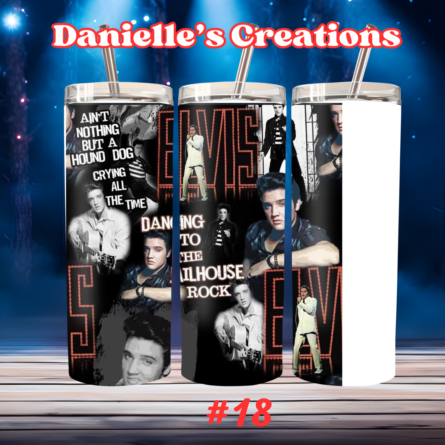 Elvis 20 oz Tumblers Style 18