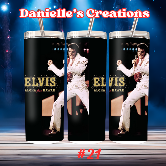 Elvis 20 oz Tumblers Style 21