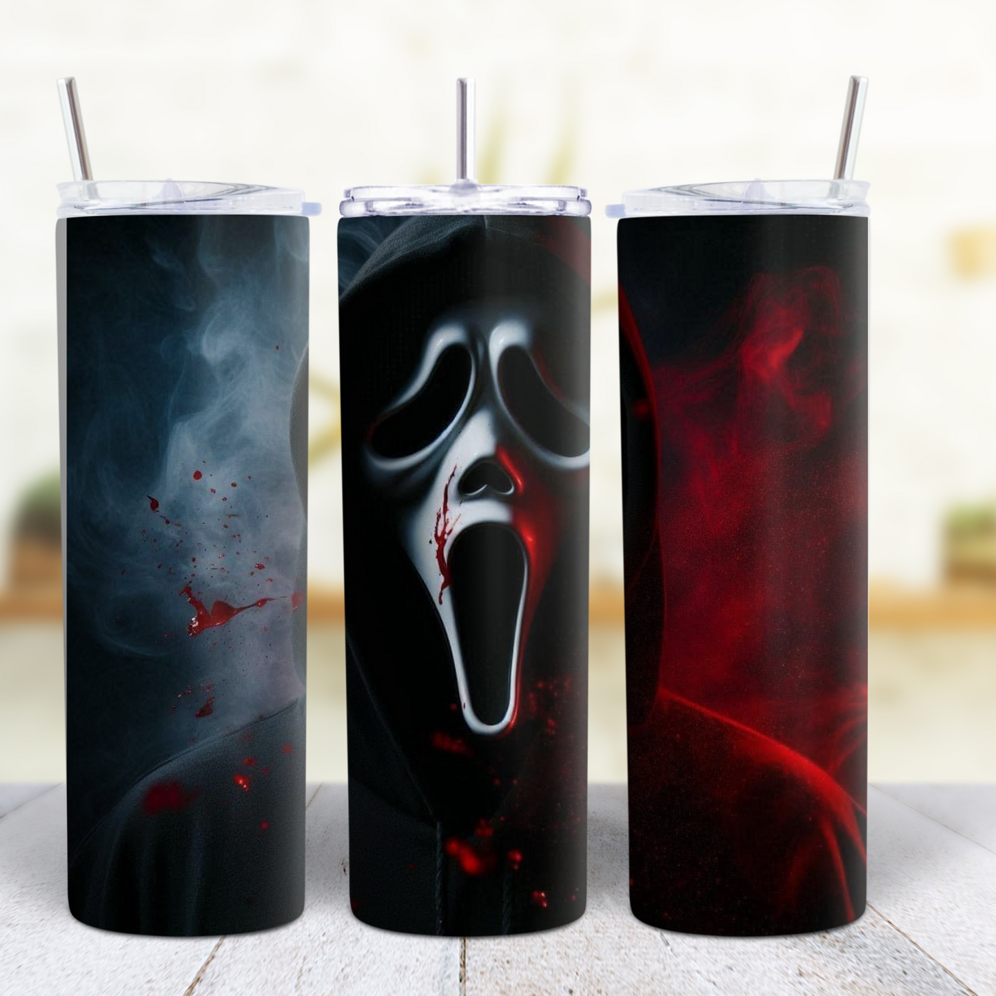 Ghost Face Halloween 20 oz Tumbler Style 28