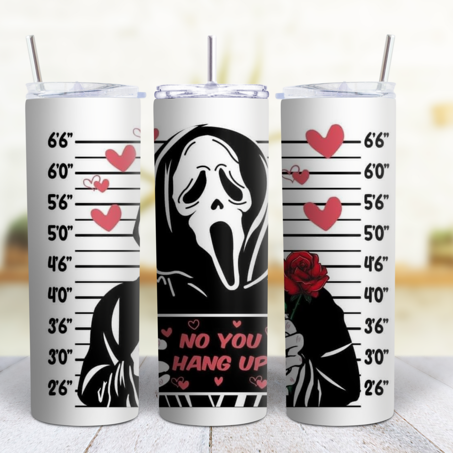 Ghost Face Halloween 20 oz Tumbler Style 28