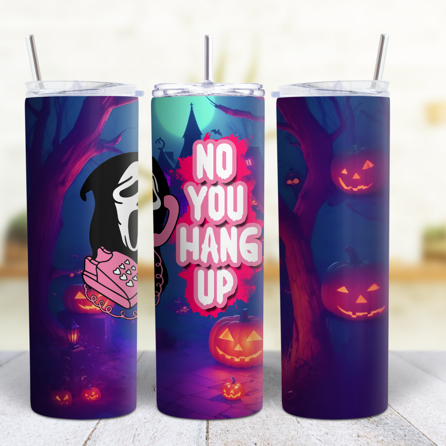 Ghost Face Halloween 20 oz Tumbler Style 28