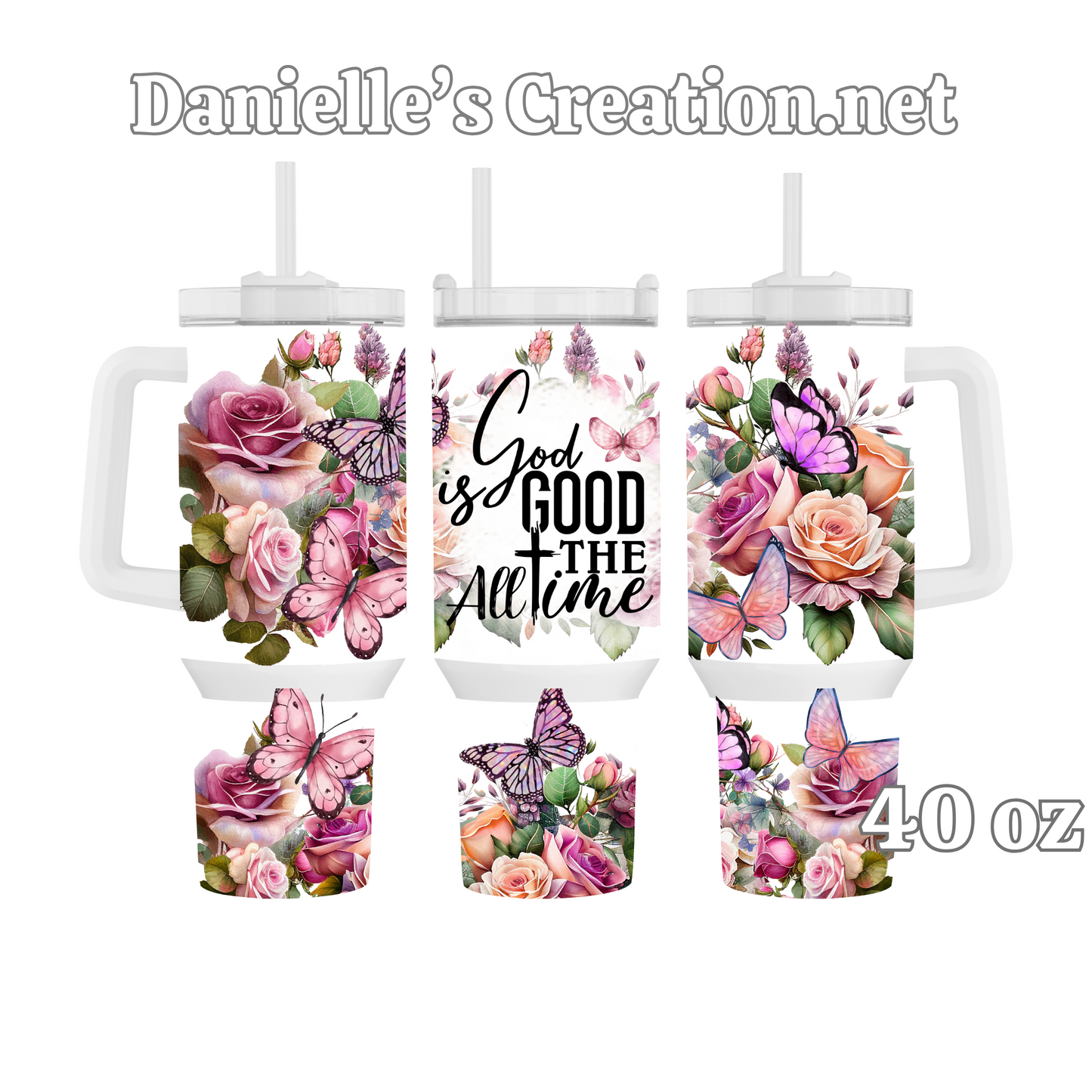 For God So Loved Classic or Glow in the Dark 40 Oz Tumblers