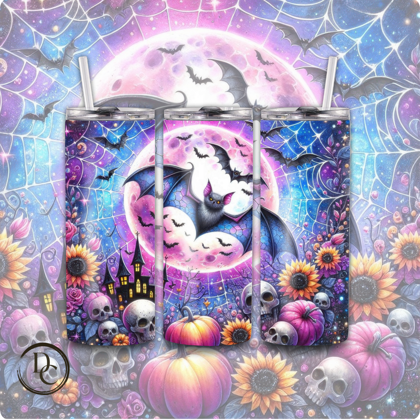 Spooky Halloween 20 oz Tumbler Style 21