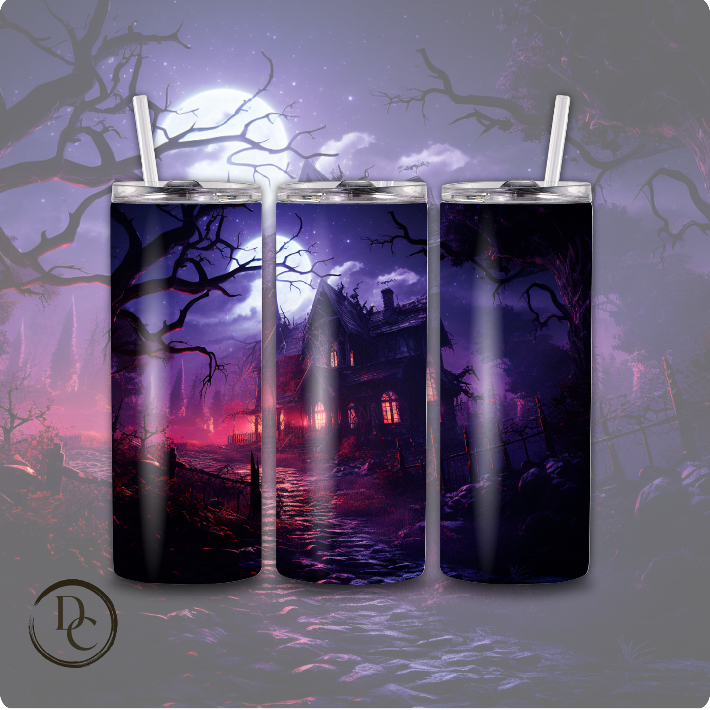 Spooky Halloween 20 oz Tumbler Style 28