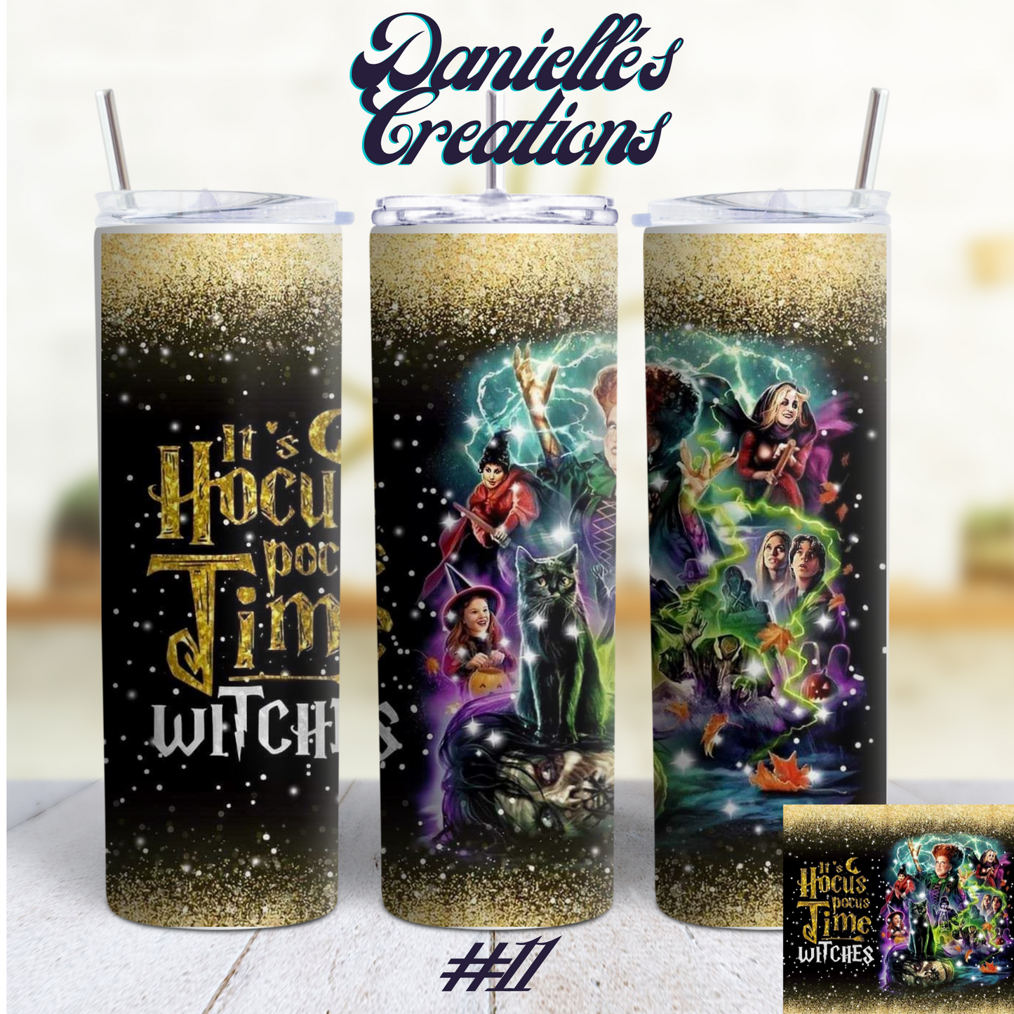 Hocus Pocus Halloween 20 oz Tumbler Style 1