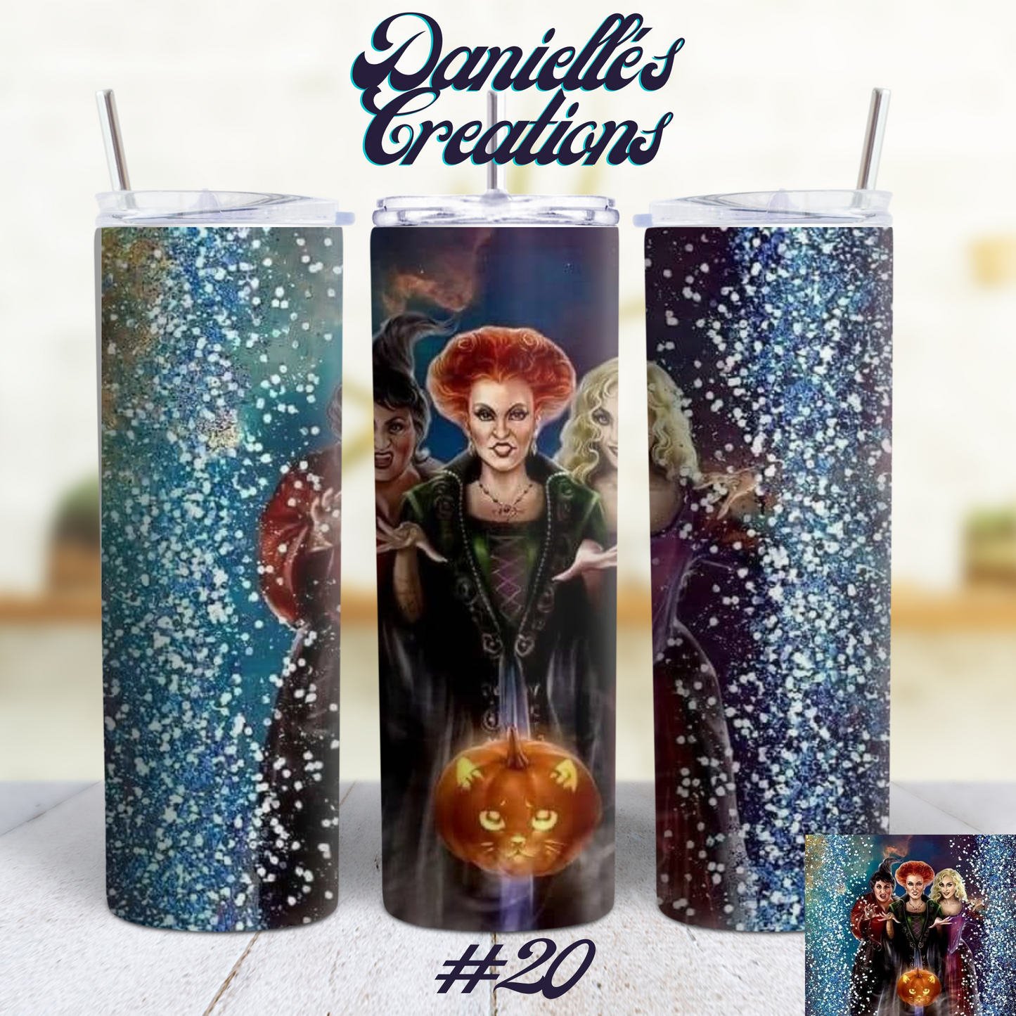 Hocus Pocus Halloween 20 oz Tumbler Style 17