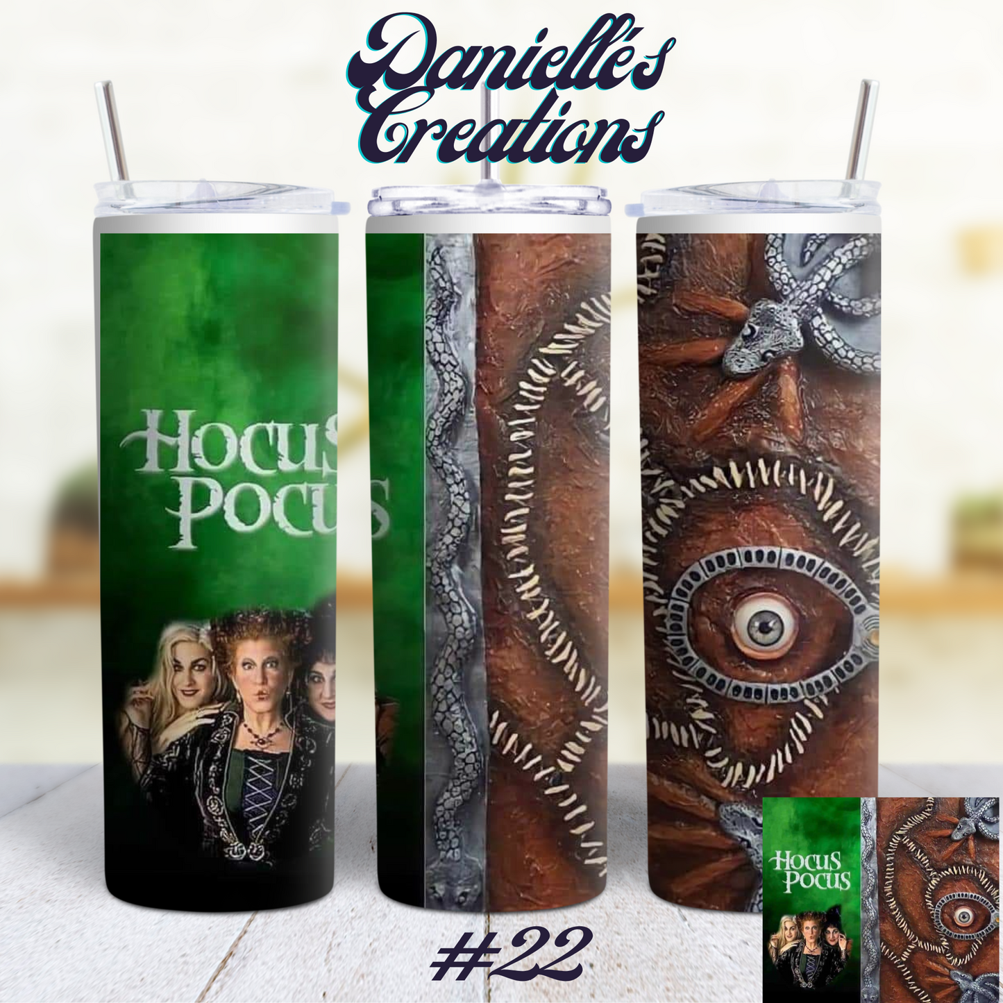 Hocus Pocus Halloween 20 oz Tumbler Style 17