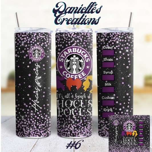 Hocus Pocus Halloween 20 oz Tumbler Style 6