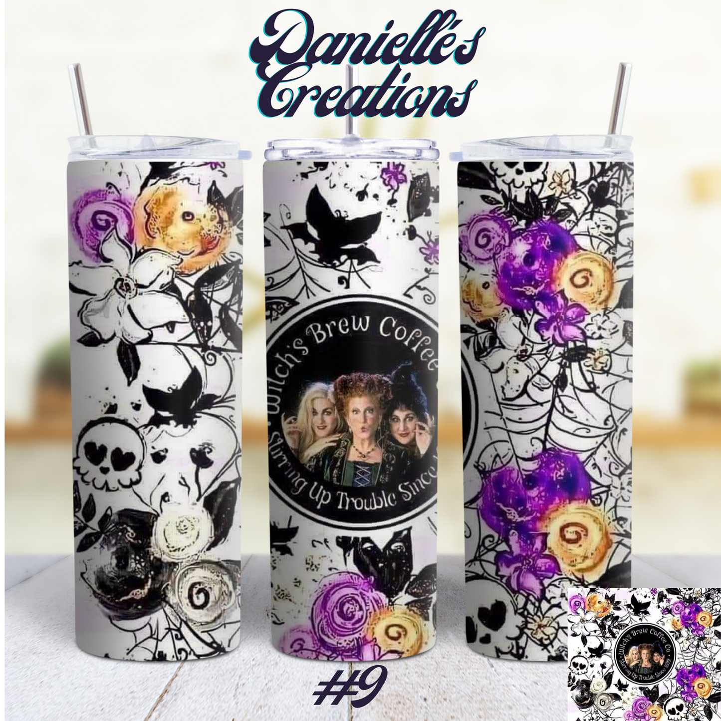 Hocus Pocus Halloween 20 oz Tumbler Style 1