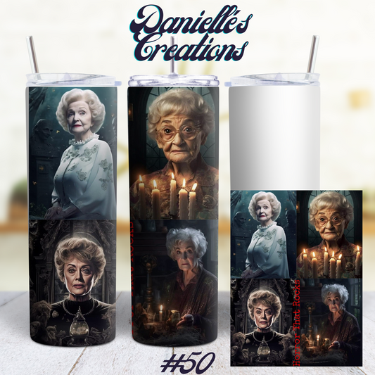 Horror Halloween Golden Girls 20 Oz Skinny Tumbler 18