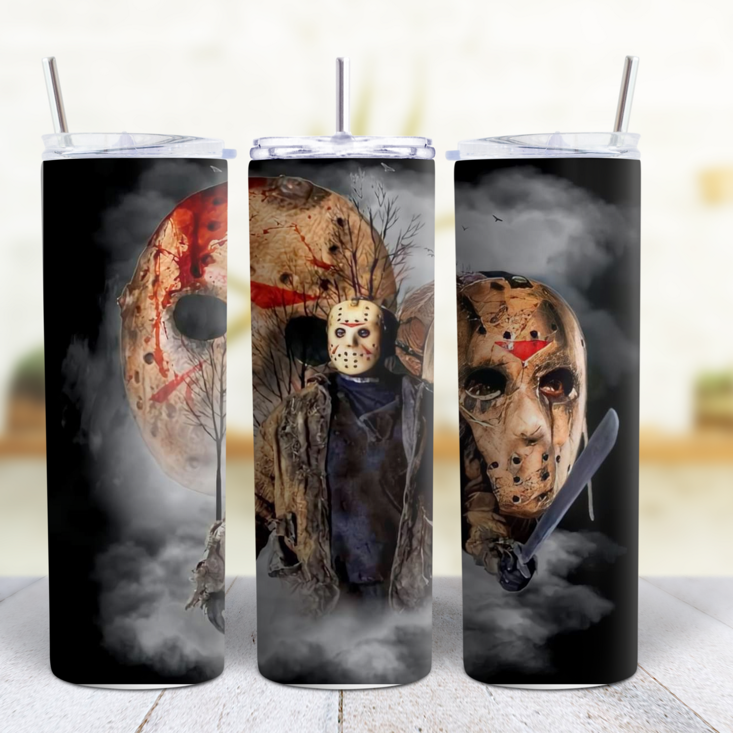 Horror Halloween 20 Oz Skinny Tumbler 23