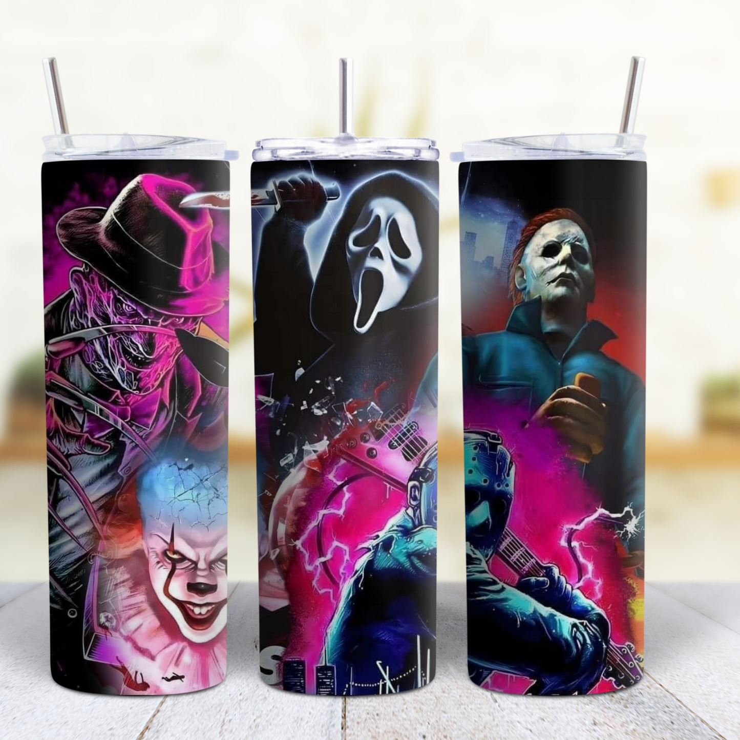 Horror Halloween 20 Oz Skinny Tumbler 23