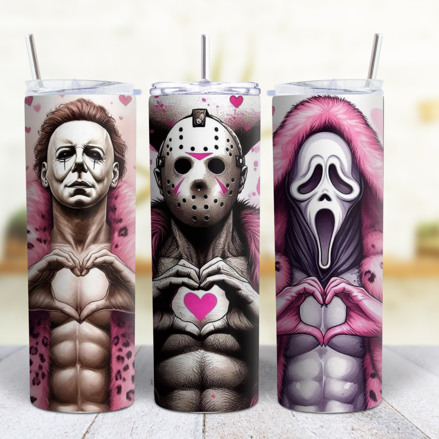 Horror Halloween 20 Oz Skinny Tumbler 23