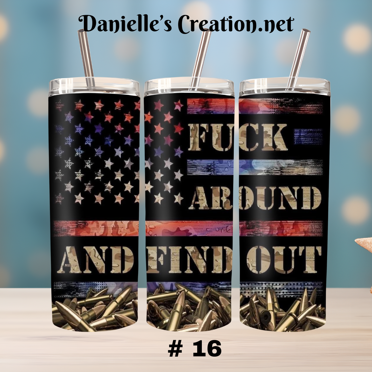 FAAFO Fck Around & Find Out 20 Oz Tumblers 16