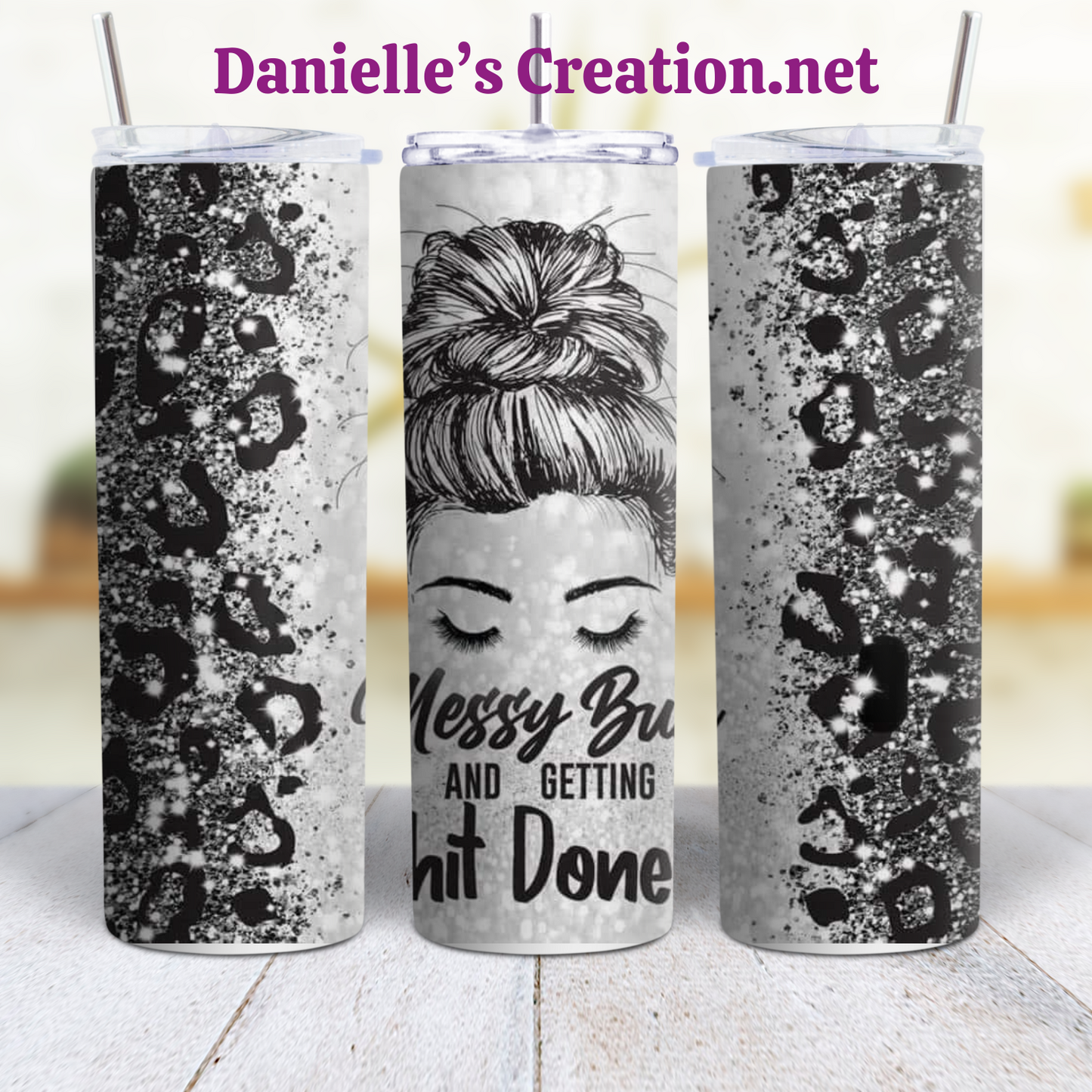 Messy Bun, Mom Life, MOTHER'S DAY 20 oz Tumblers